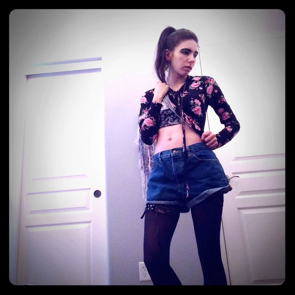Forever 21 blue jeans shorts